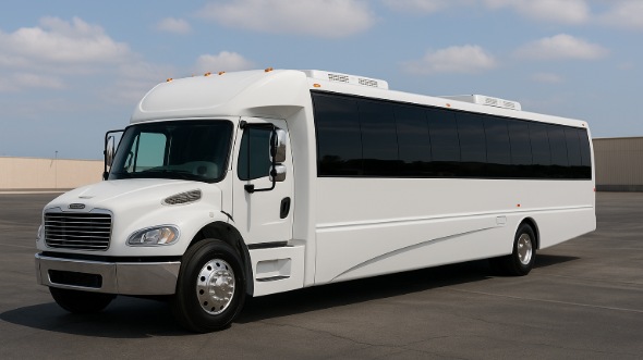 Exterior of Charter Bus Company Columbia's 20 Passenger Party Bus in Columbia