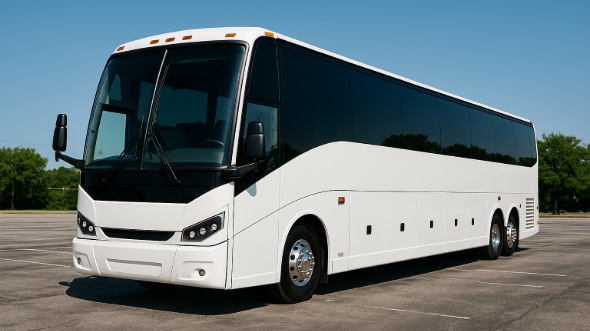 Exterior of Charter Bus Company O'Fallon's 40 Passenger Party Bus in O'Fallon