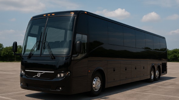 Exterior of Charter Bus Company Springfield's 45 Passenger Charter Bus in Springfield