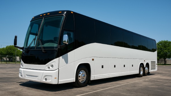 Exterior of Charter Bus Company Blue Springs's 50 Passenger Party Bus in Blue Springs